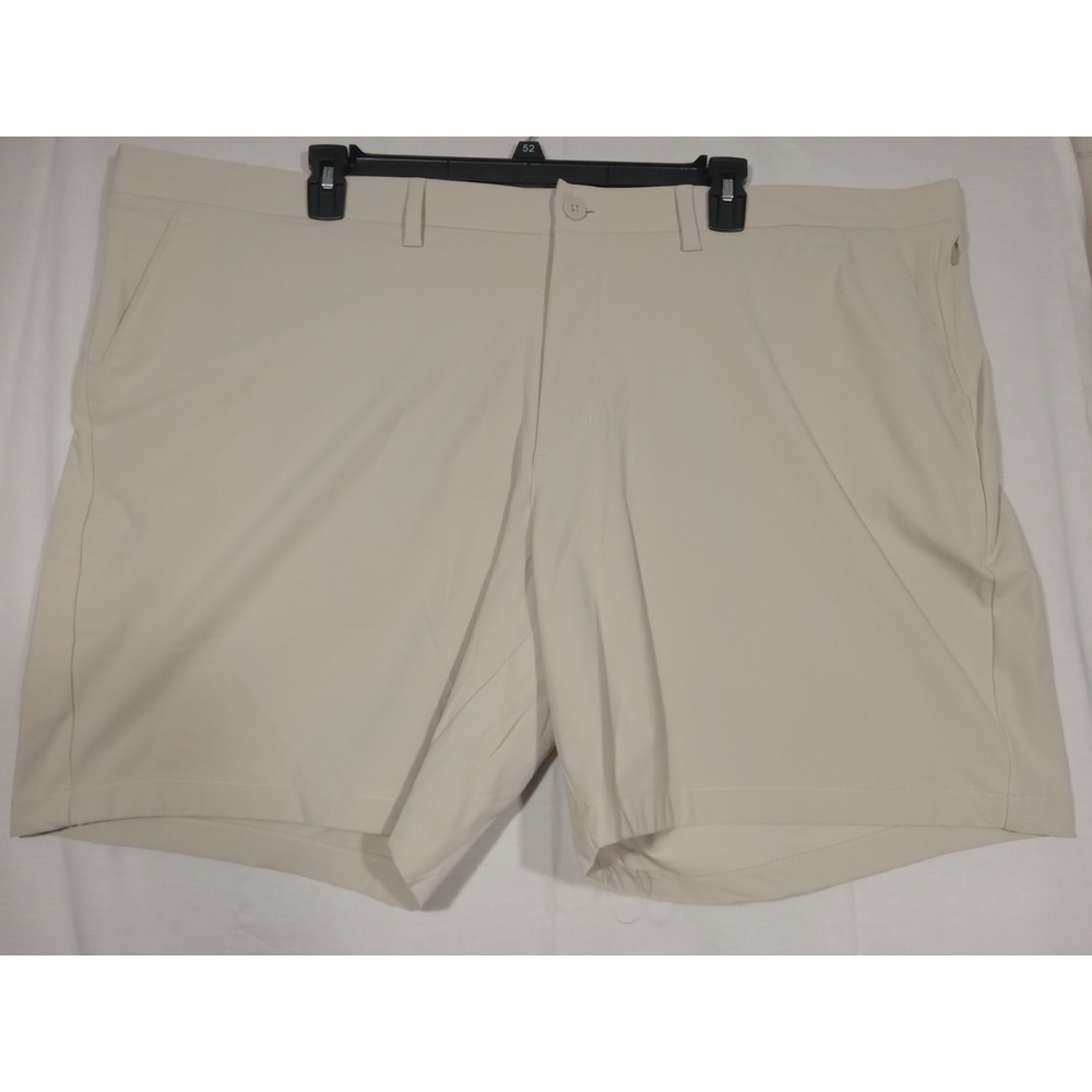FLX Men's Stretch Premium‎ Beige Shorts Big & Tall Size 52 New NWT Comfort Waist